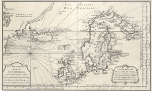 Map of the North Atlantic Ocean, with the North Sea